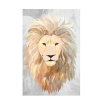 Trademark Fine Art Sarah Manovski  Golden lion portrait Canvas Wall Art