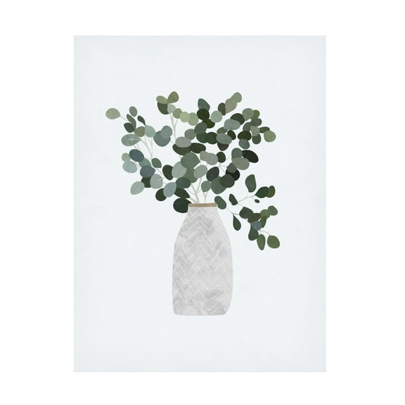 Trademark Fine Art Sarah Manovski Scandi Japandi House Plant 3 Canvas Wall Art