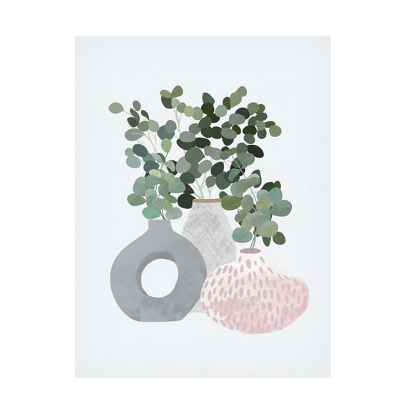 Trademark Fine Art Sarah Manovski Scandi Japandi Plants Canvas Wall Art