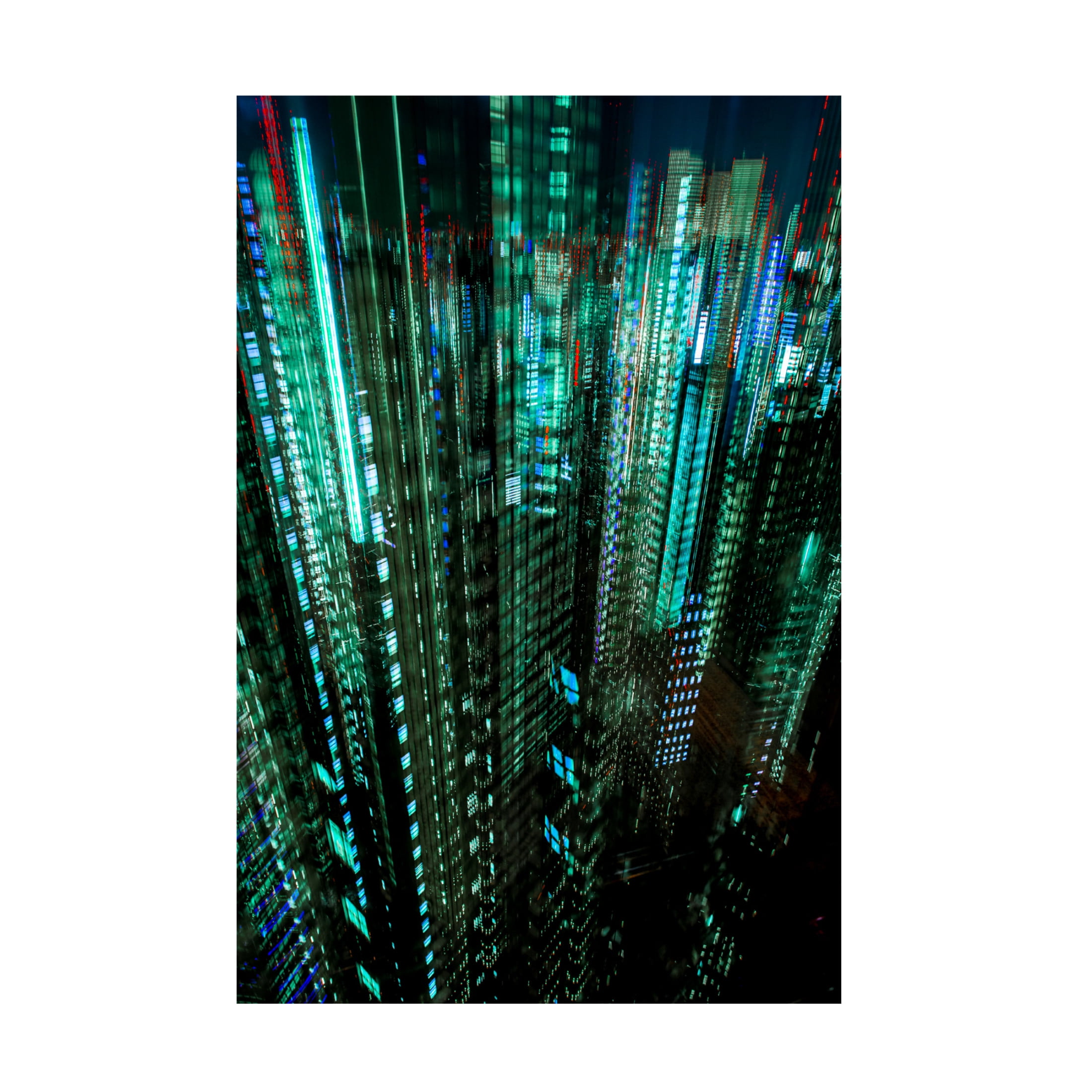 Trademark Fine Art Sasaki Makoto Tokyo Layers Canvas Wall Art
