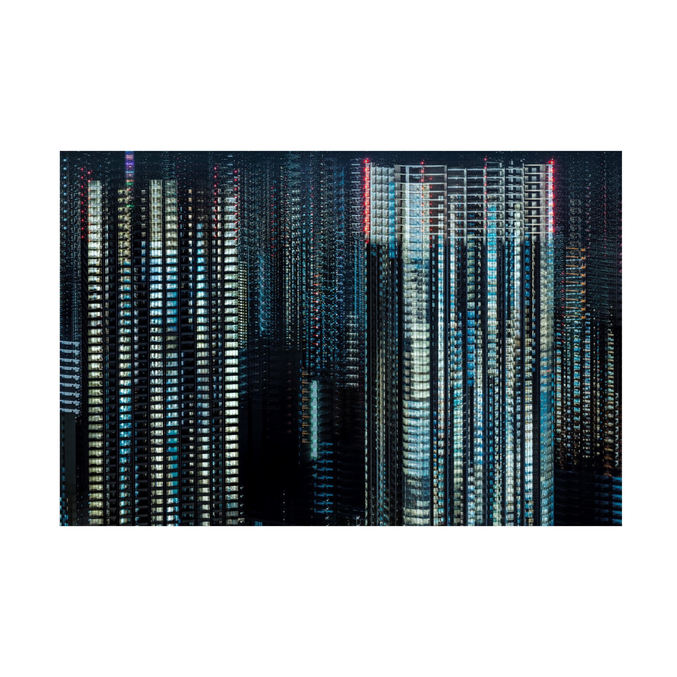 Trademark Fine Art Sasaki Makoto Tokyo Layers Canvas Wall Art