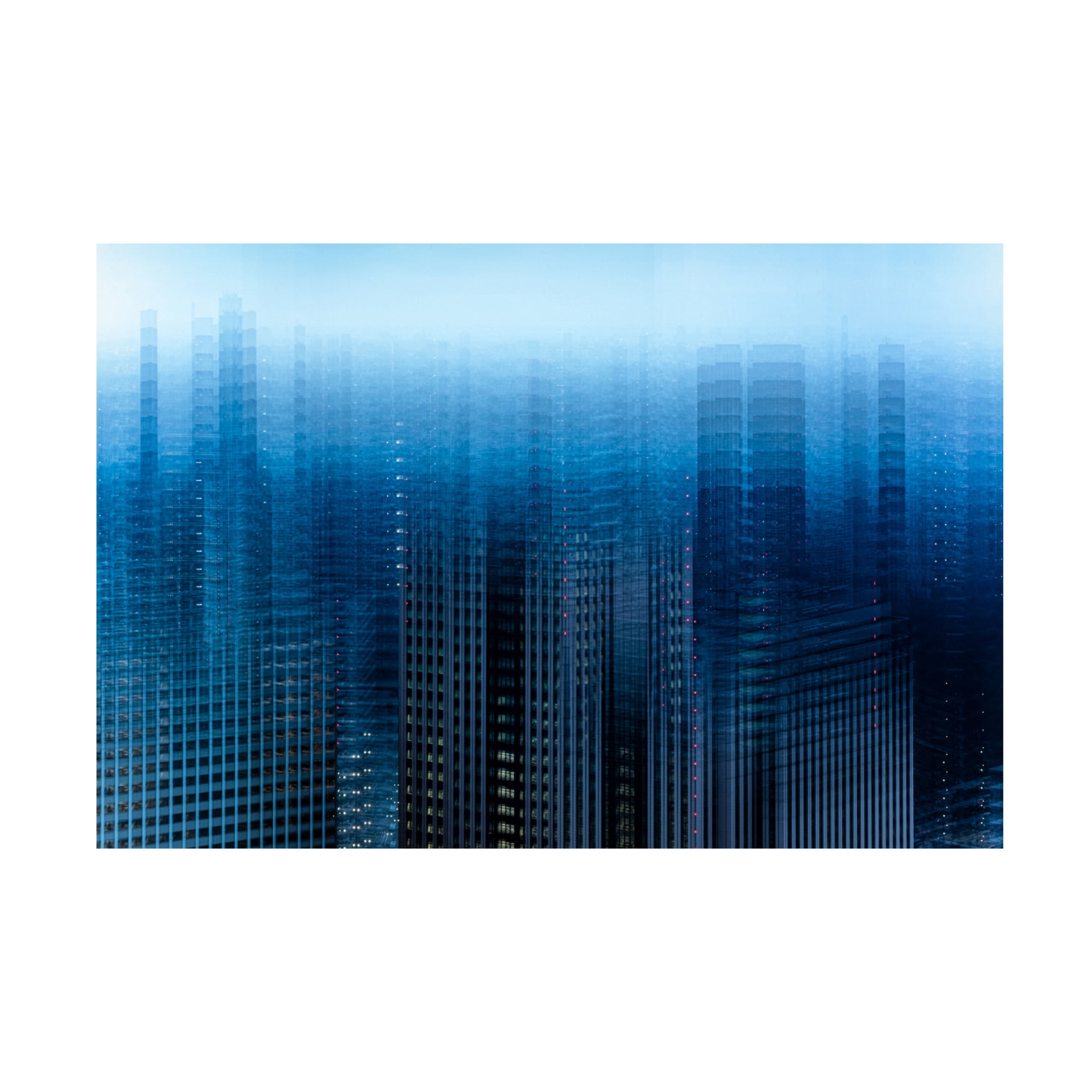 Trademark Fine Art Sasaki Makoto  tokyo layers Canvas Wall Art