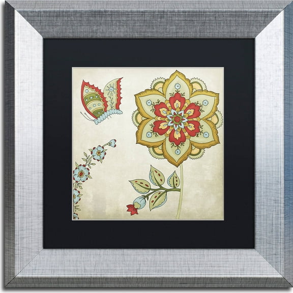 Trademark Fine Art "Sasha I" Canvas Art by Color Bakery, Black Matte, Silver Frame