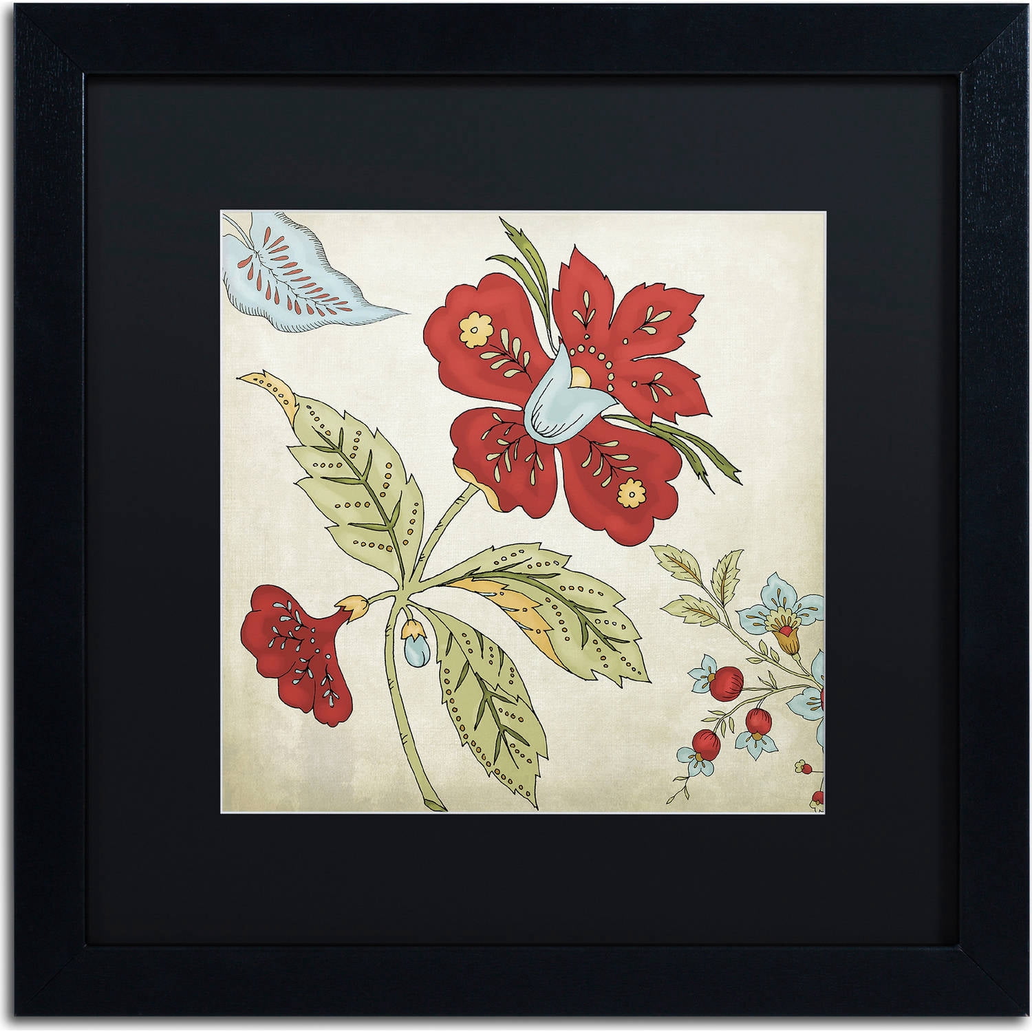 Trademark Fine Art "Sasha II" Canvas Art by Color Bakery, Black Matte, Black Frame