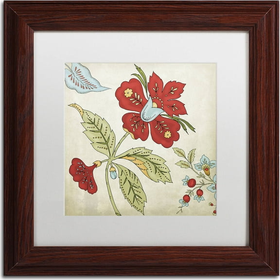 Trademark Fine Art "Sasha II" Canvas Art by Color Bakery, White Matte, Wood Frame