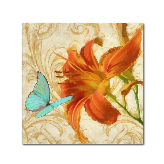Trademark Fine Art 'Satsuma Day Lily I' Canvas Art by Tina Lavoie