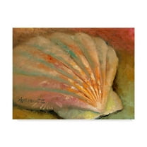 Trademark Fine Art 'Scallop Seashell' Canvas Art by Hall Groat Ii