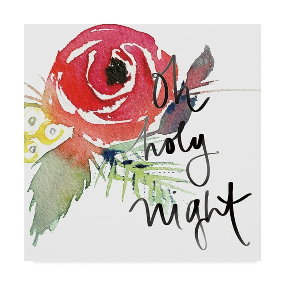 Trademark Fine Art 'Scarlett O Christmas III' Canvas Art by Kristy Rice