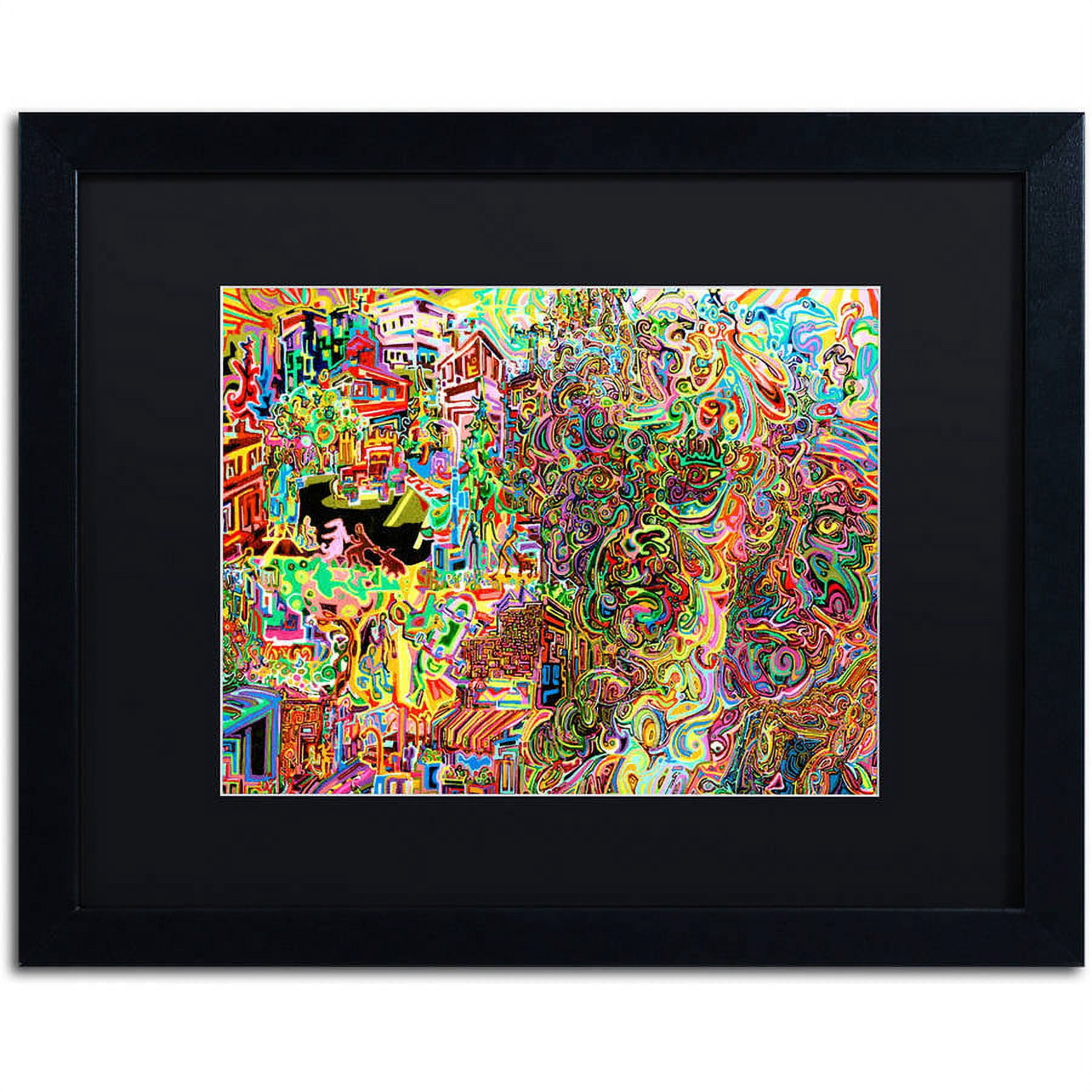 Trademark Fine Art "Scenes Of Vancouver" Canvas Art by Josh Byer, Black Matte, Black Frame