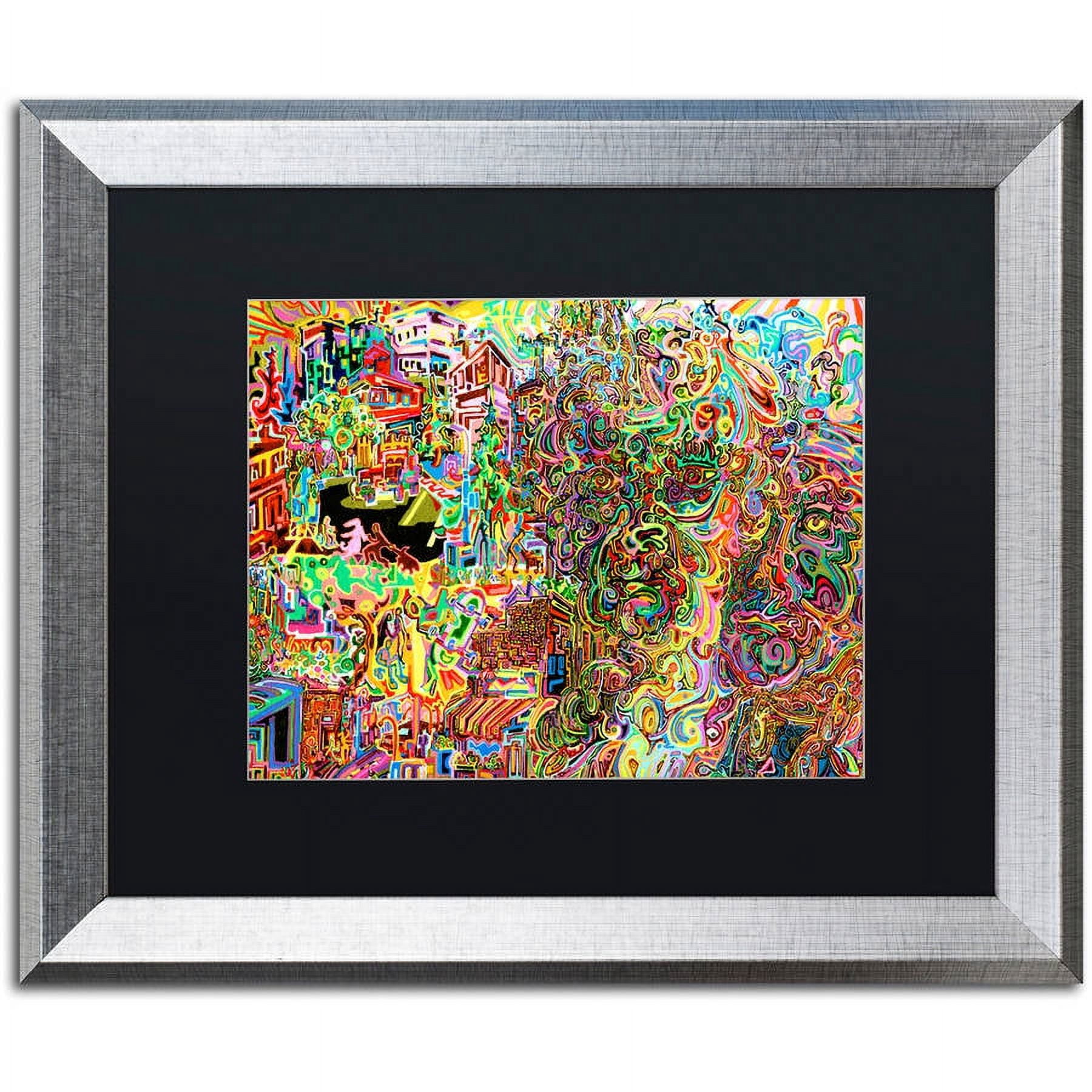 Trademark Fine Art "Scenes Of Vancouver" Canvas Art by Josh Byer, Black Matte, Silver Frame