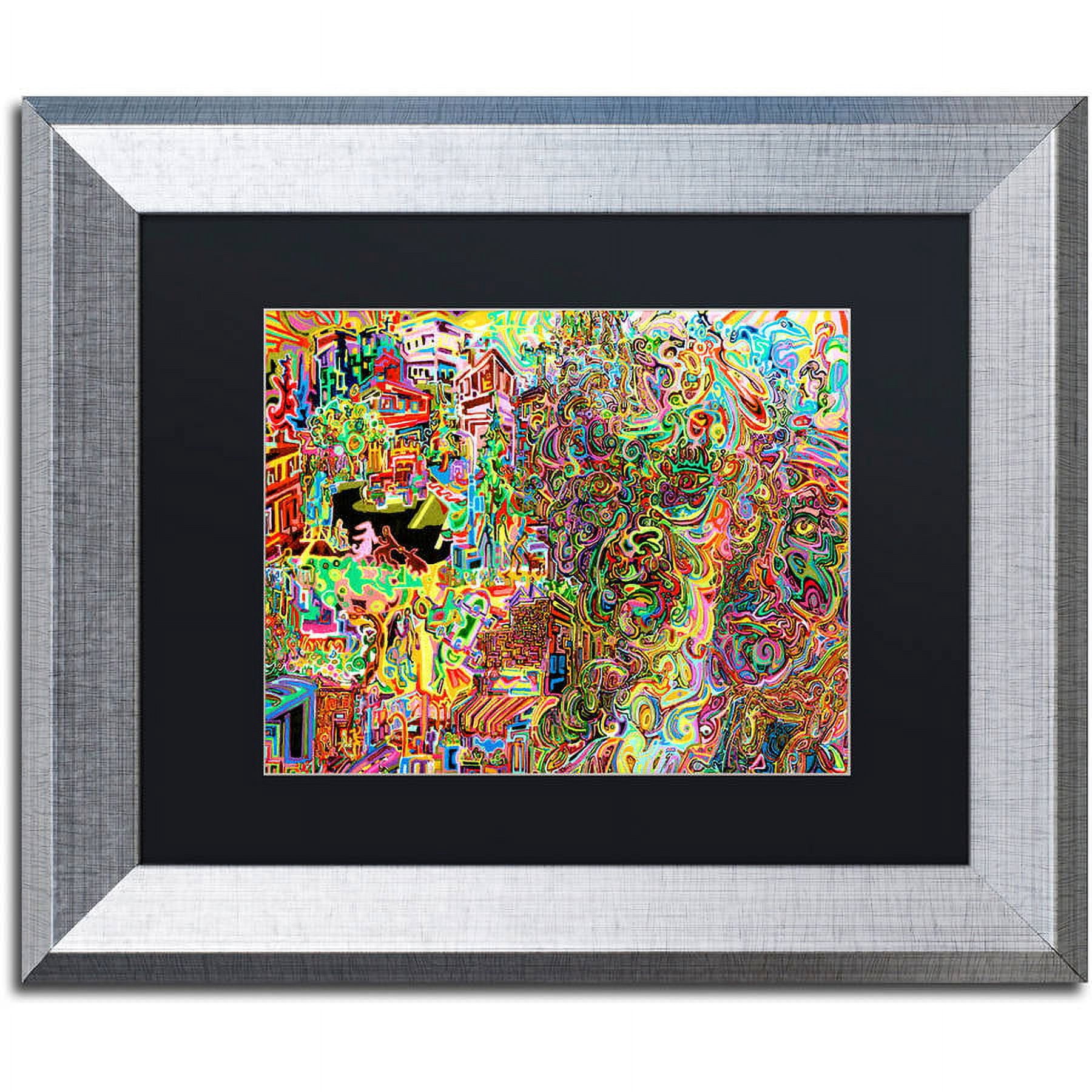 Trademark Fine Art "Scenes Of Vancouver" Canvas Art by Josh Byer, Black Matte, Silver Frame