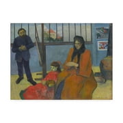 Trademark Fine Art 'Schuffeneckers Studio' Canvas Art by Gauguin