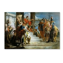 Trademark Fine Art 'Scipio Africanus Freeing Massiva' Canvas Art by Tiepolo