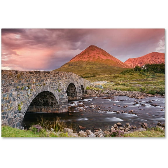 Trademark Fine Art "Scottish Bridge" Canvas Art by Michael Blanchette Photography