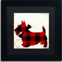 Trademark Fine Art "Scotty I" Canvas Art by Color Bakery, Black Matte, Black Frame