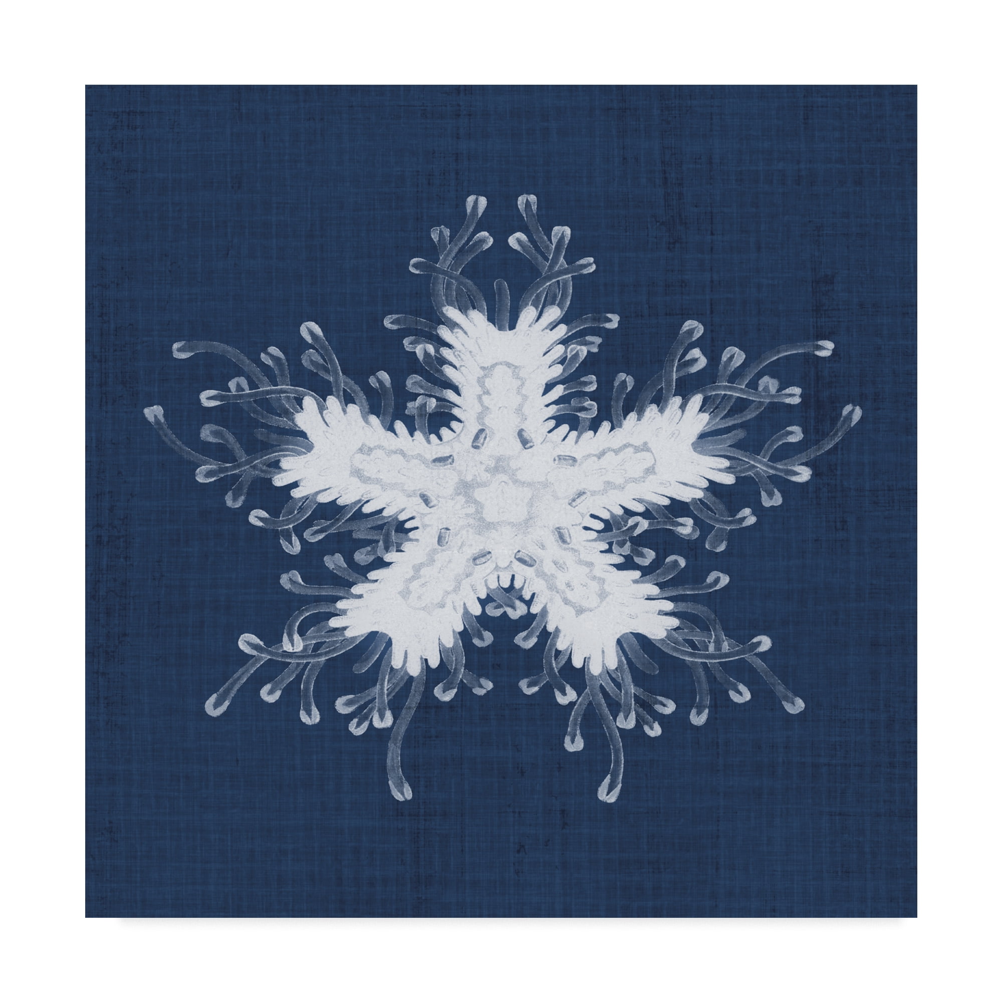 Trademark Fine Art 'Sea Anemone on Indigo III' Canvas Art by Vision Studio
