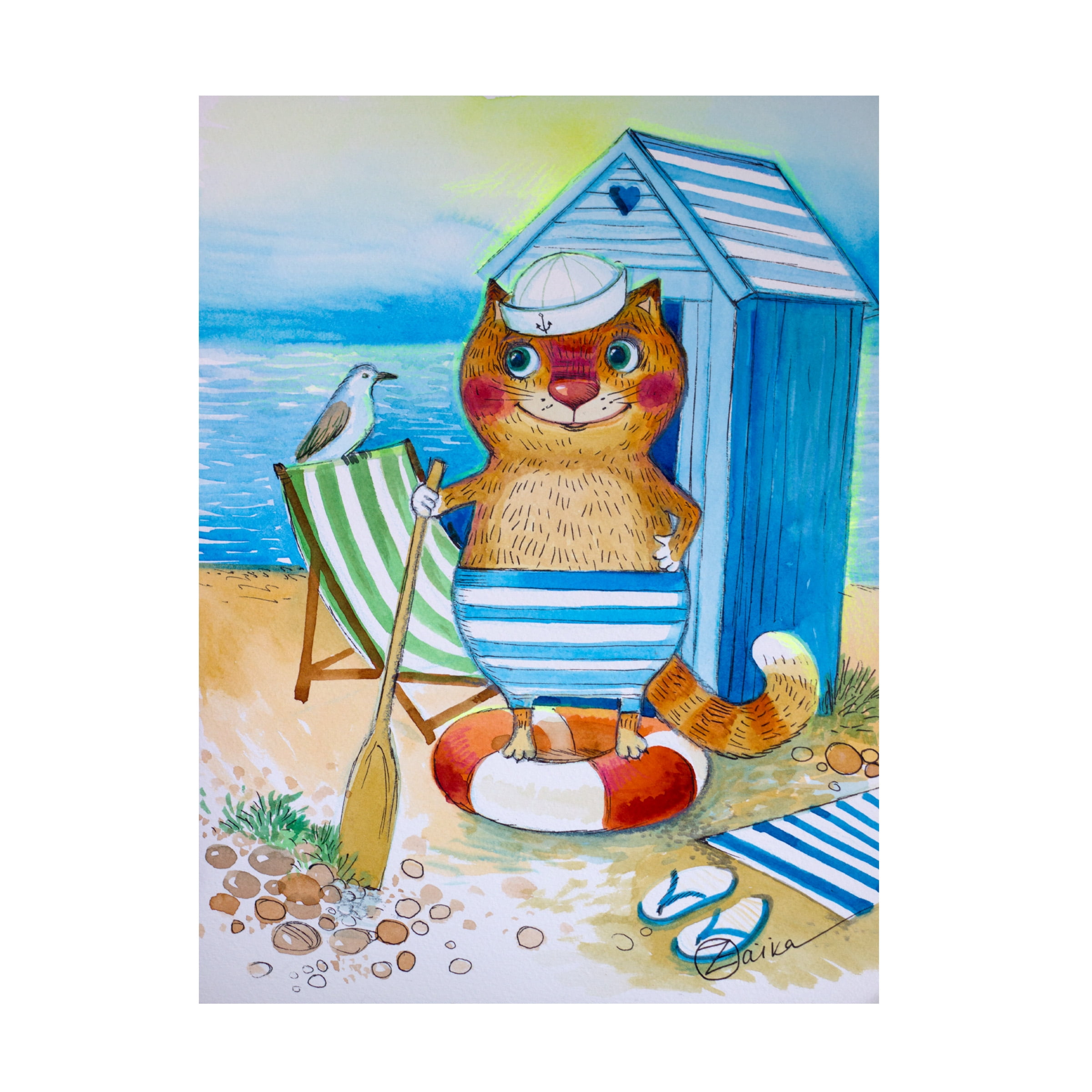 Trademark Fine Art 'Sea' Canvas Art by Oxana Ziaka