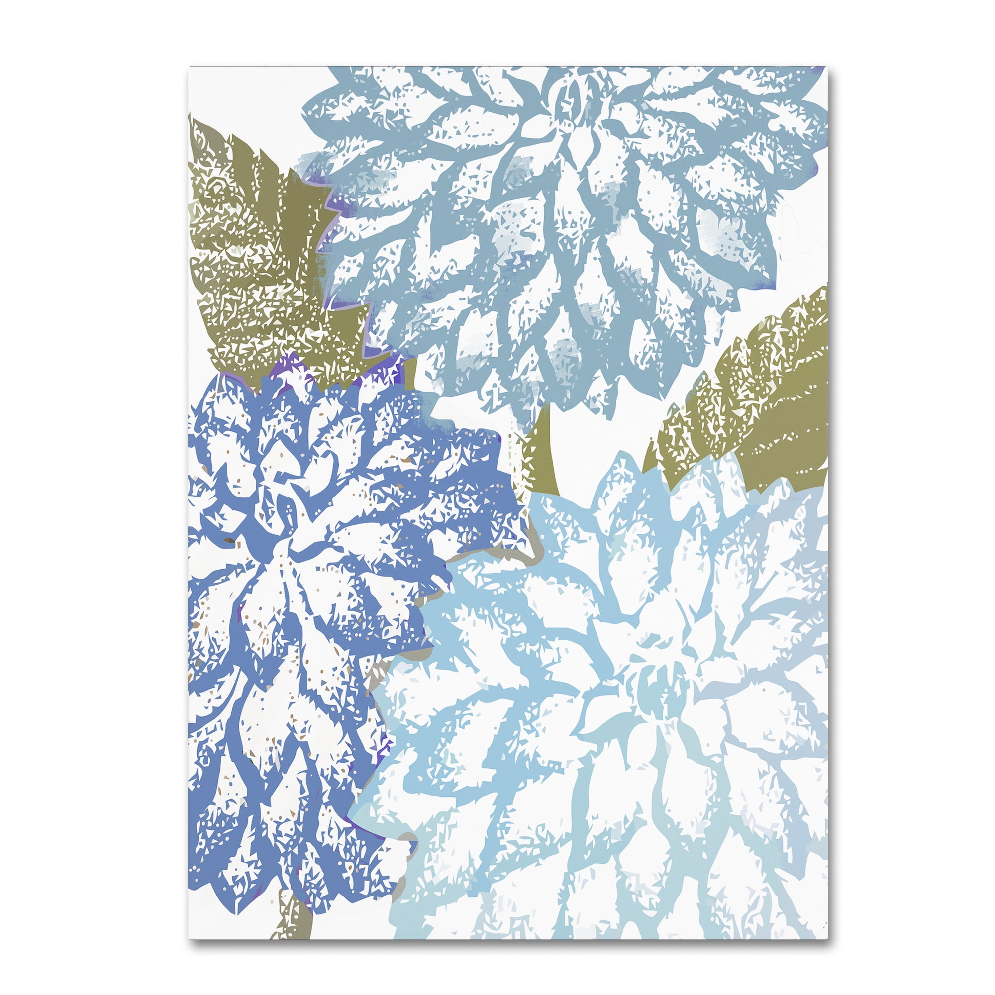 Trademark Fine Art "Sea Dahlias I" Canvas Art by Color Bakery