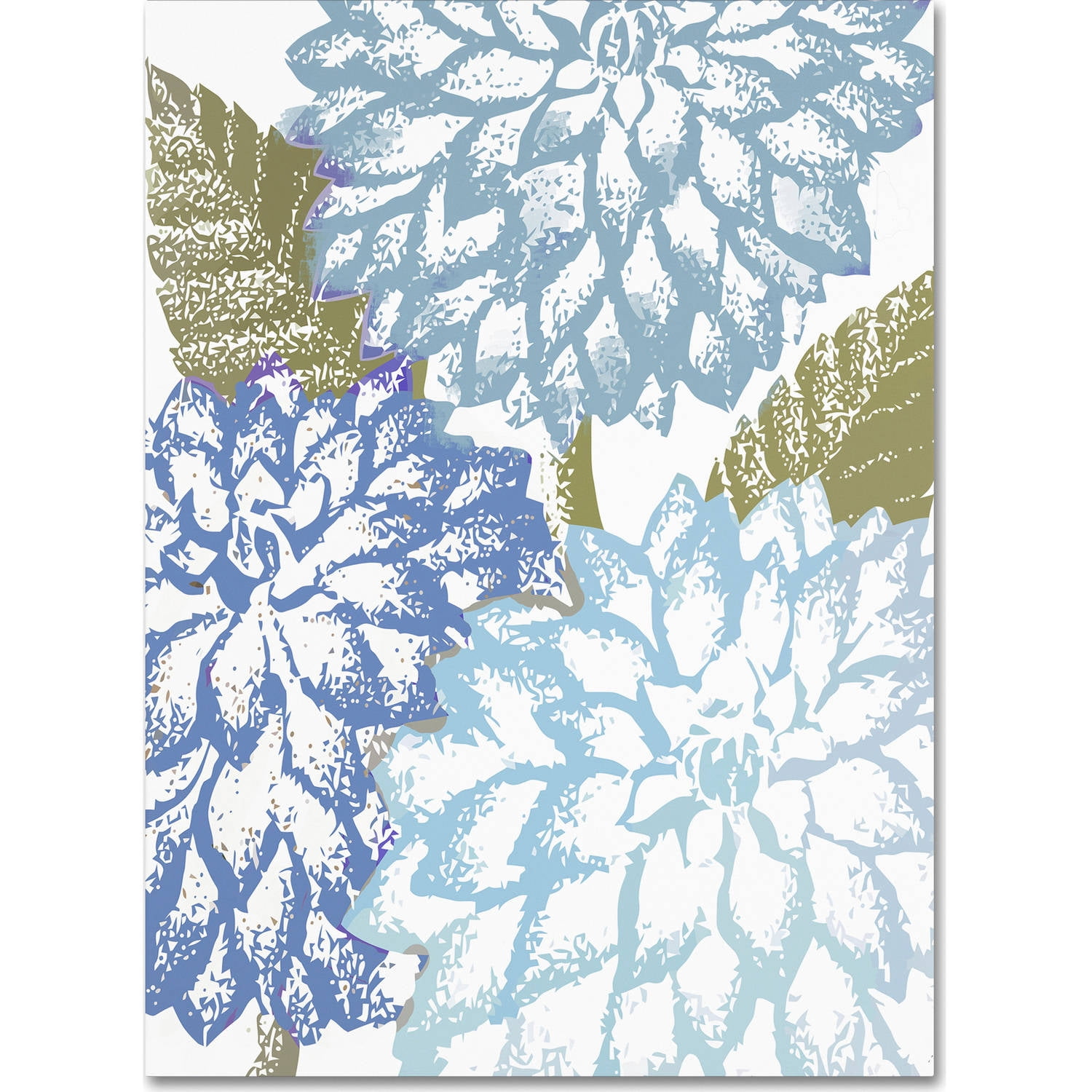 Trademark Fine Art "Sea Dahlias I" Canvas Art by Color Bakery