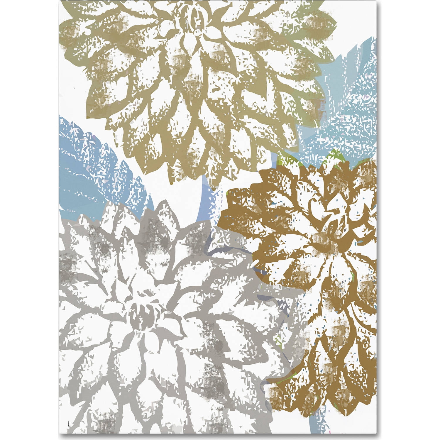 Trademark Fine Art "Sea Dahlias II" Canvas Art by Color Bakery