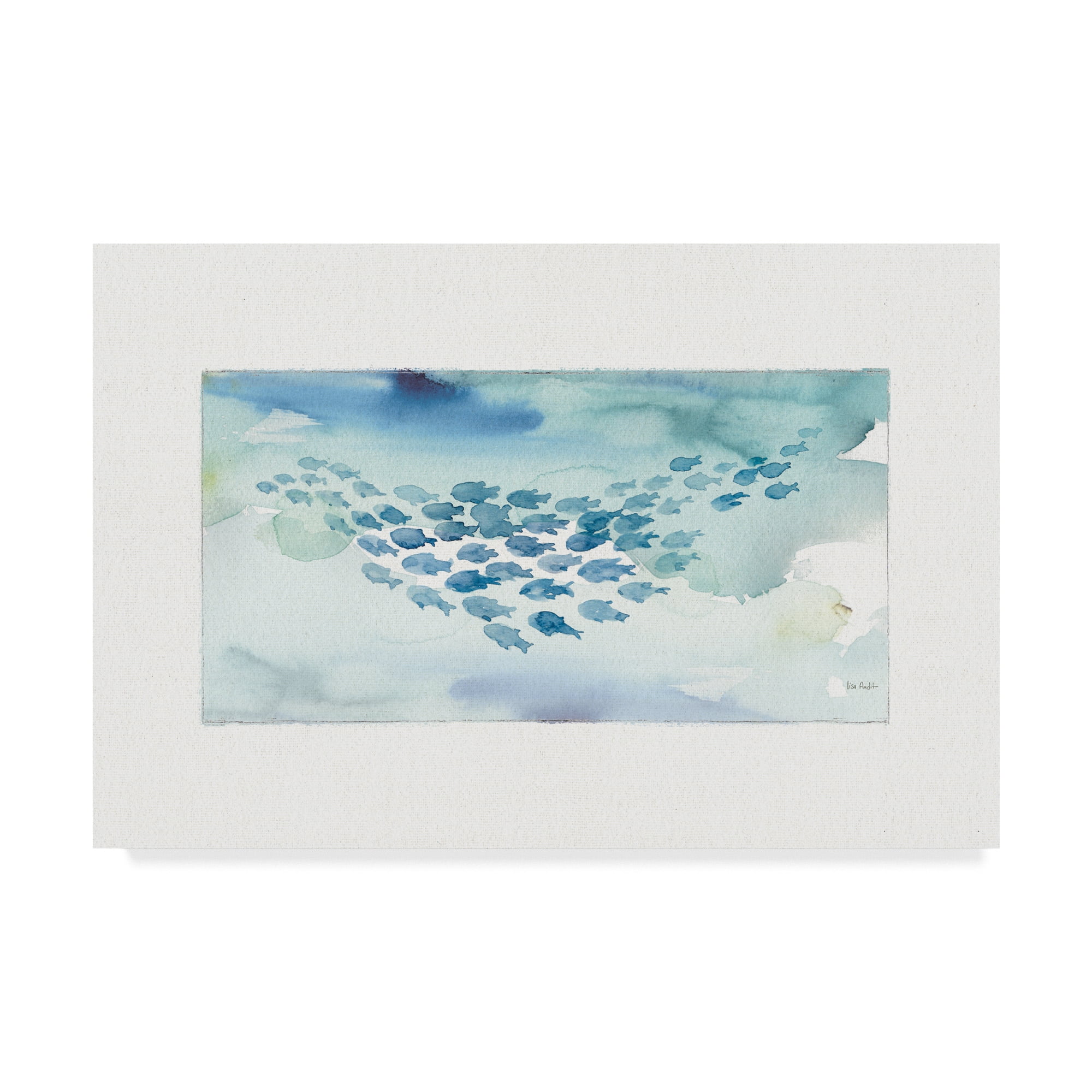 Trademark Fine Art 'Sea Life 1' Canvas Art by Lisa Audit