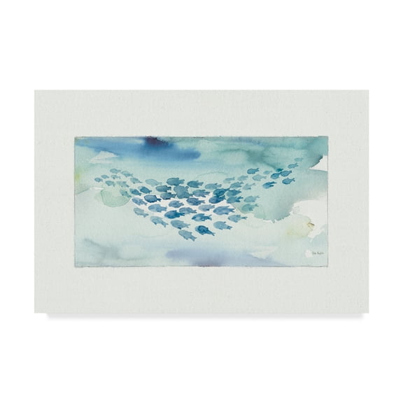 Trademark Fine Art 'Sea Life 1' Canvas Art by Lisa Audit