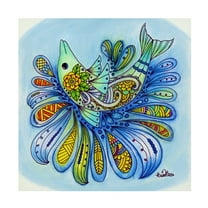 Trademark Fine Art 'Sea Life 30 - Color' Canvas Art by KCDoodleArt