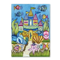 Trademark Fine Art 'Sea Life 9 - Color' Canvas Art by KCDoodleArt