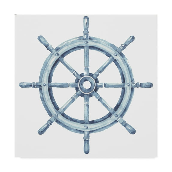 Trademark Fine Art 'Sea Life Wheel no Border' Canvas Art by Lisa Audit