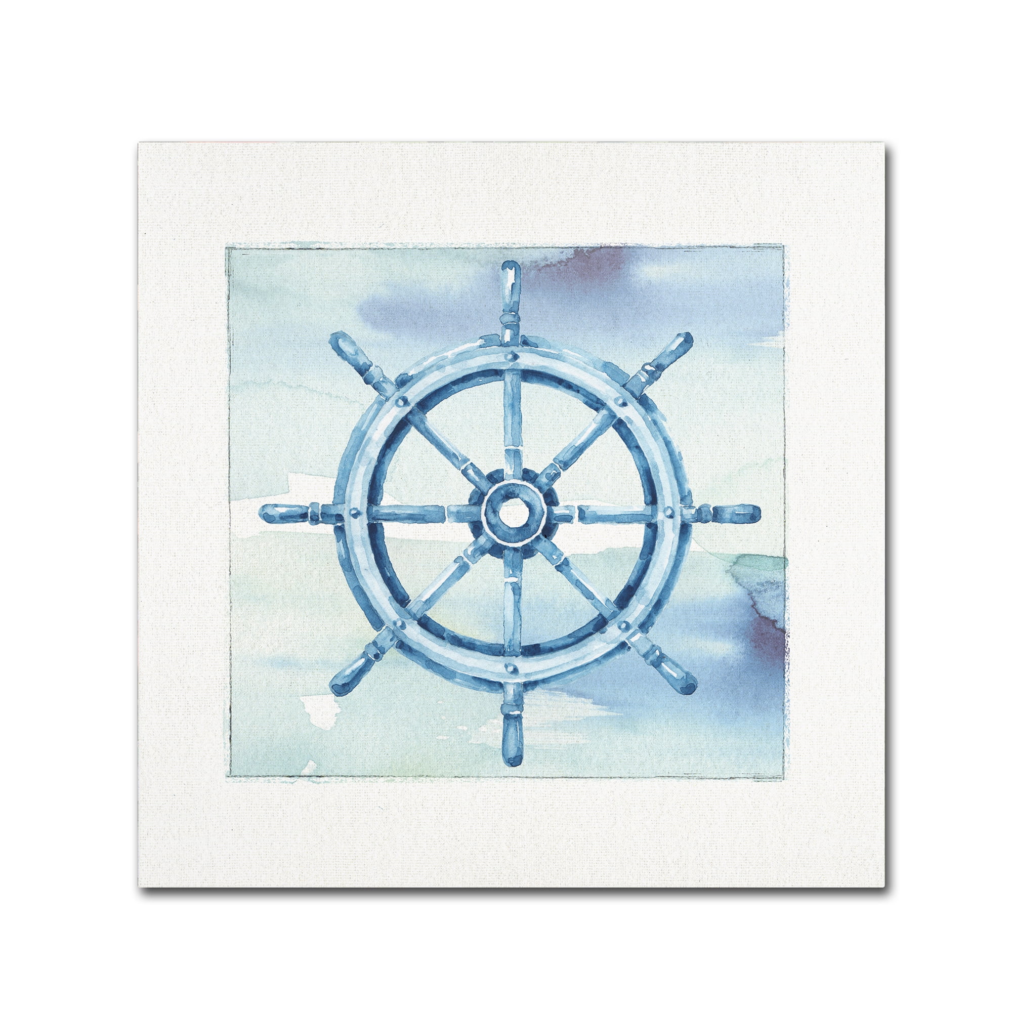 Trademark Fine Art "Sea Life Wheel v2" Canvas Art by Lisa Audit