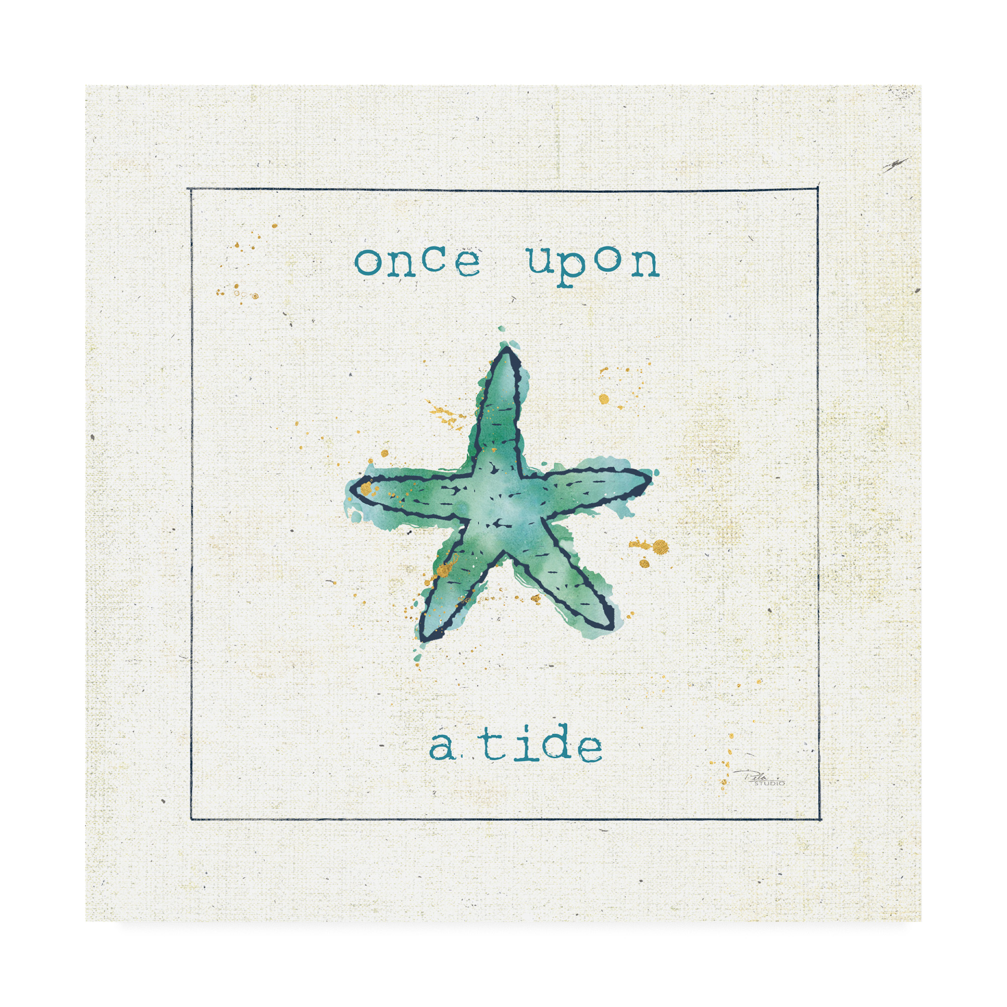 Trademark Fine Art 'Sea Treasures III - Once Upon a Tide' Canvas Art by Pela Studio