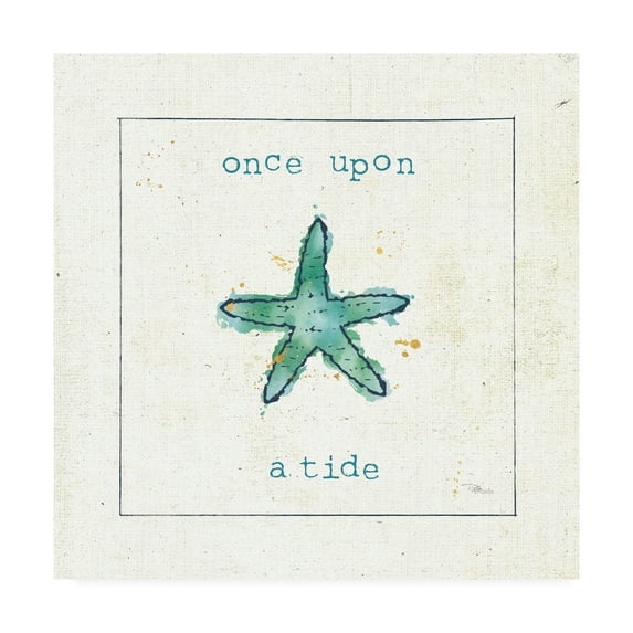 Trademark Fine Art 'Sea Treasures III - Once Upon a Tide' Canvas Art by Pela Studio