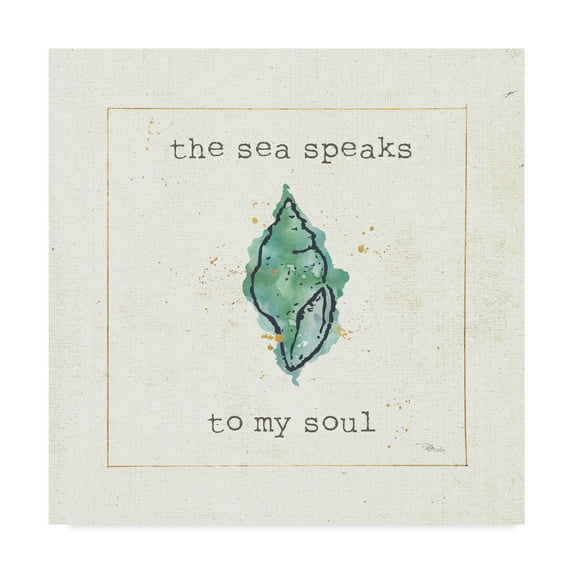 Trademark Fine Art 'Sea Treasures VI' Canvas Art by Pela Studio