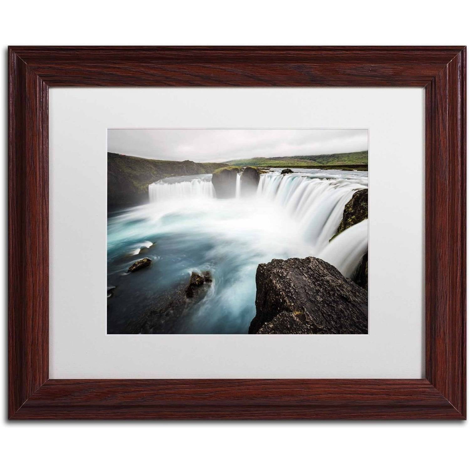 Trademark Fine Art 'Sea of Voices' Canvas Art by Philippe Sainte-Laudy, White Matte, Wood Frame
