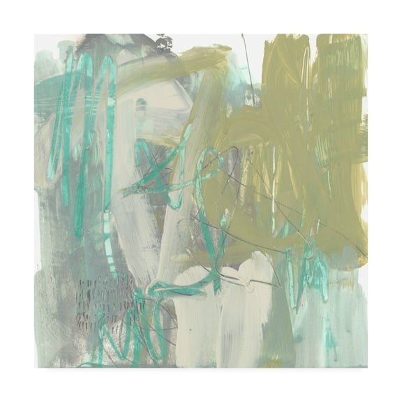 Trademark Fine Art 'Seafoam Marks I' Canvas Art by Jennifer Goldberger