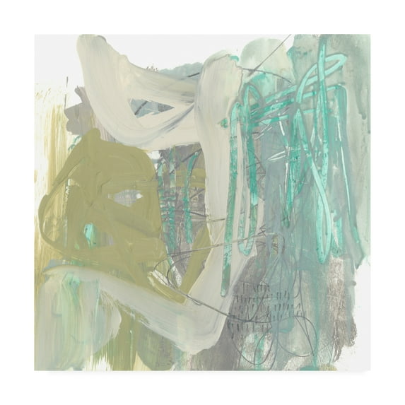Trademark Fine Art 'Seafoam Marks II' Canvas Art by Jennifer Goldberger