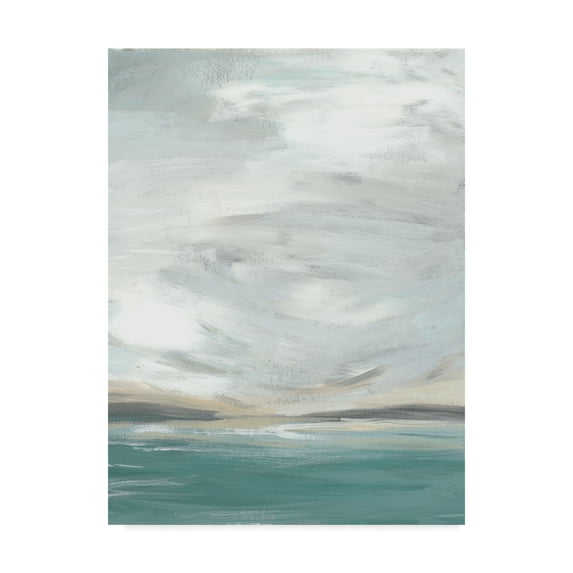 Trademark Fine Art 'Seafoam Vista I' Canvas Art by June Erica Vess