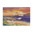 thumbnail image 1 of Trademark Fine Art 'Seagull Sunset Beach' Canvas Art by Kathleen Parr McKenna, 1 of 3