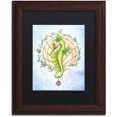 thumbnail image 1 of Trademark Fine Art "Seahorse and Shells" Canvas Art by Jennifer Nilsson, Black Matte, Wood Frame, 1 of 1