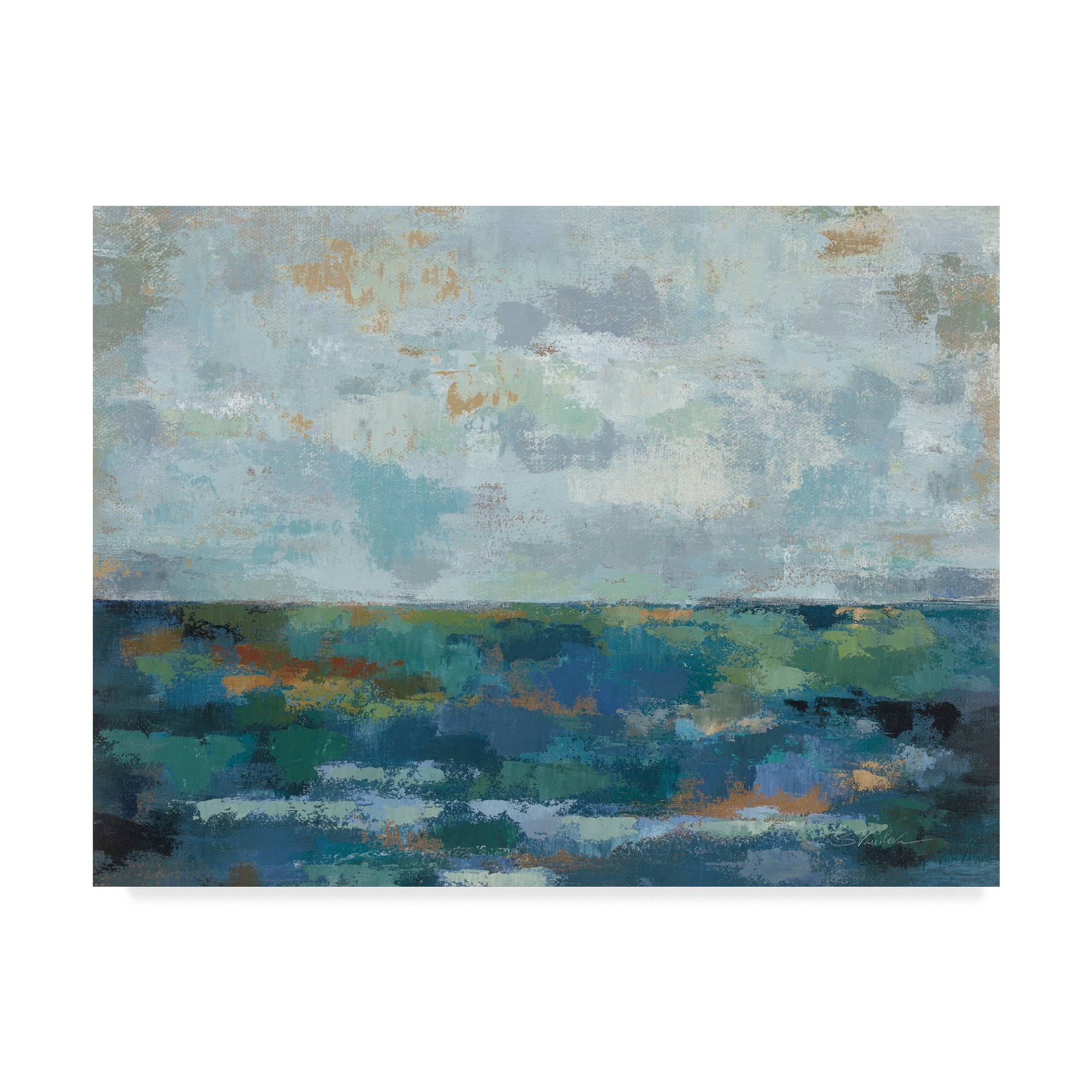 Trademark Fine Art 'Seascape Sketches II' Canvas Art by Silvia Vassileva