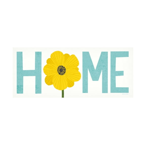 Trademark Fine Art 'Seaside Bouquet Home' Canvas Art by Michael Mullan