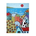 thumbnail image 1 of Trademark Fine Art 'Seaside Cat' Canvas Art by Karla Gerard, 1 of 4