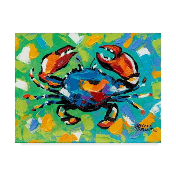 Trademark Fine Art 'Seaside Crab II' Canvas Art by Carolee Vitaletti