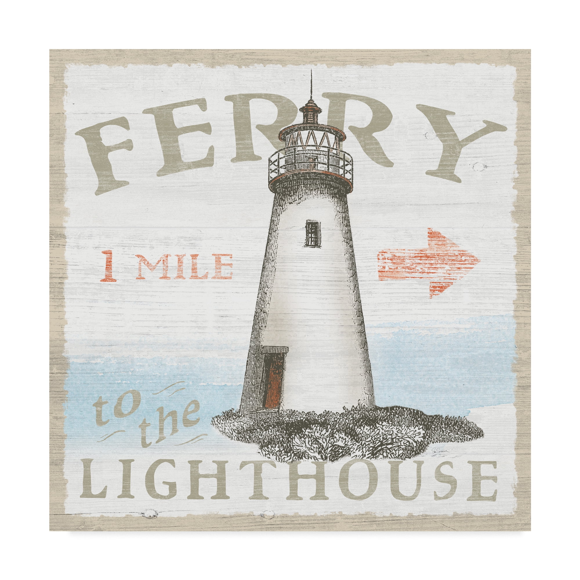 Trademark Fine Art 'Seaside Life IV' Canvas Art by Sue Schlabach