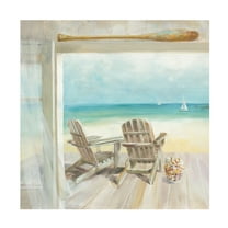Trademark Fine Art 'Seaside Morning' Canvas Art by Danhui Nai