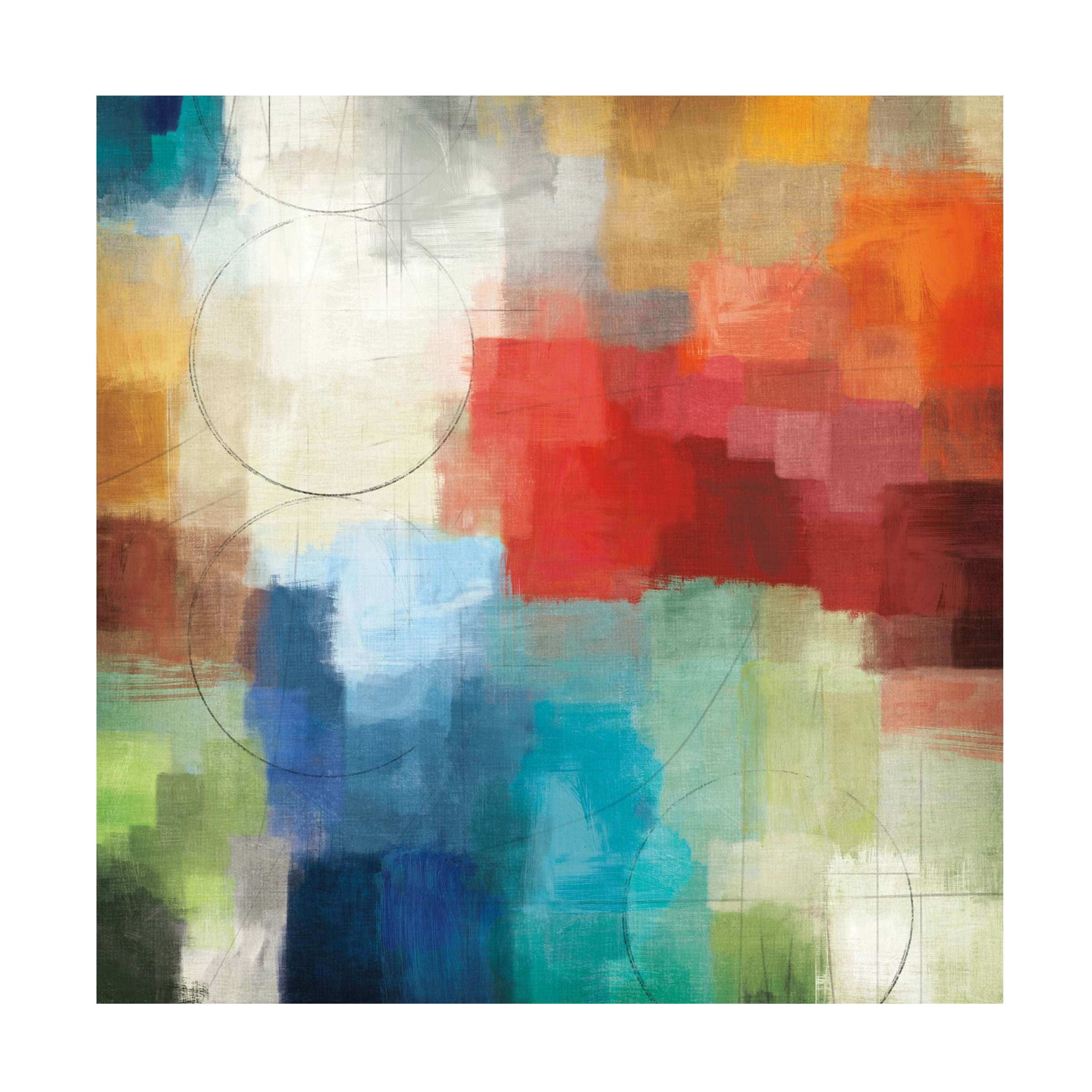 Trademark Fine Art 'Seasons Abstract' Canvas Art by Michael Mullan