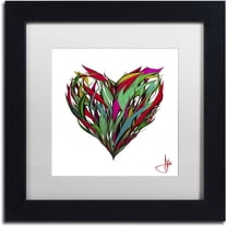 Trademark Fine Art 'Seasons' Canvas Art by Marc Allante, White Matte, Black Frame