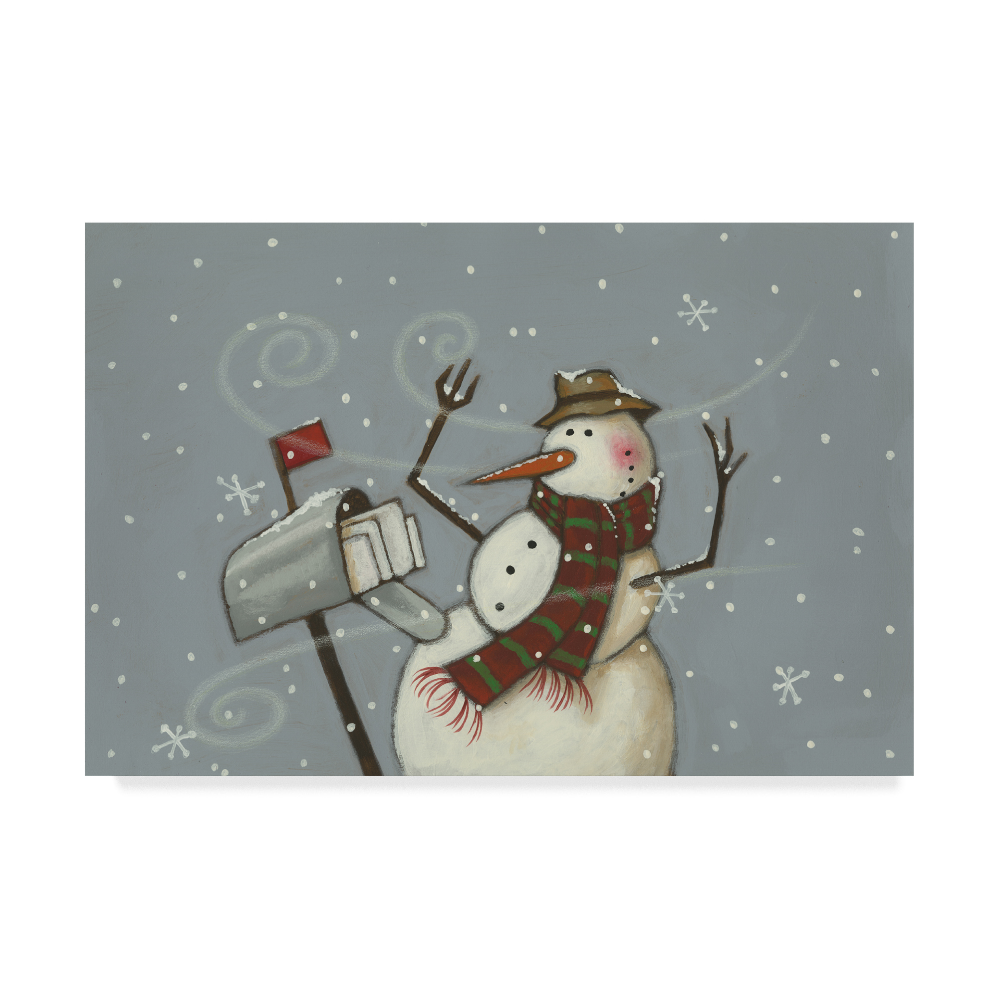 Trademark Fine Art 'Seasons Greetings Mail' Canvas Art by Margaret