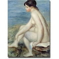 thumbnail image 1 of Trademark Fine Art "Seated Bather" Canvas Wall Art by Pierre Renoir, 1 of 1