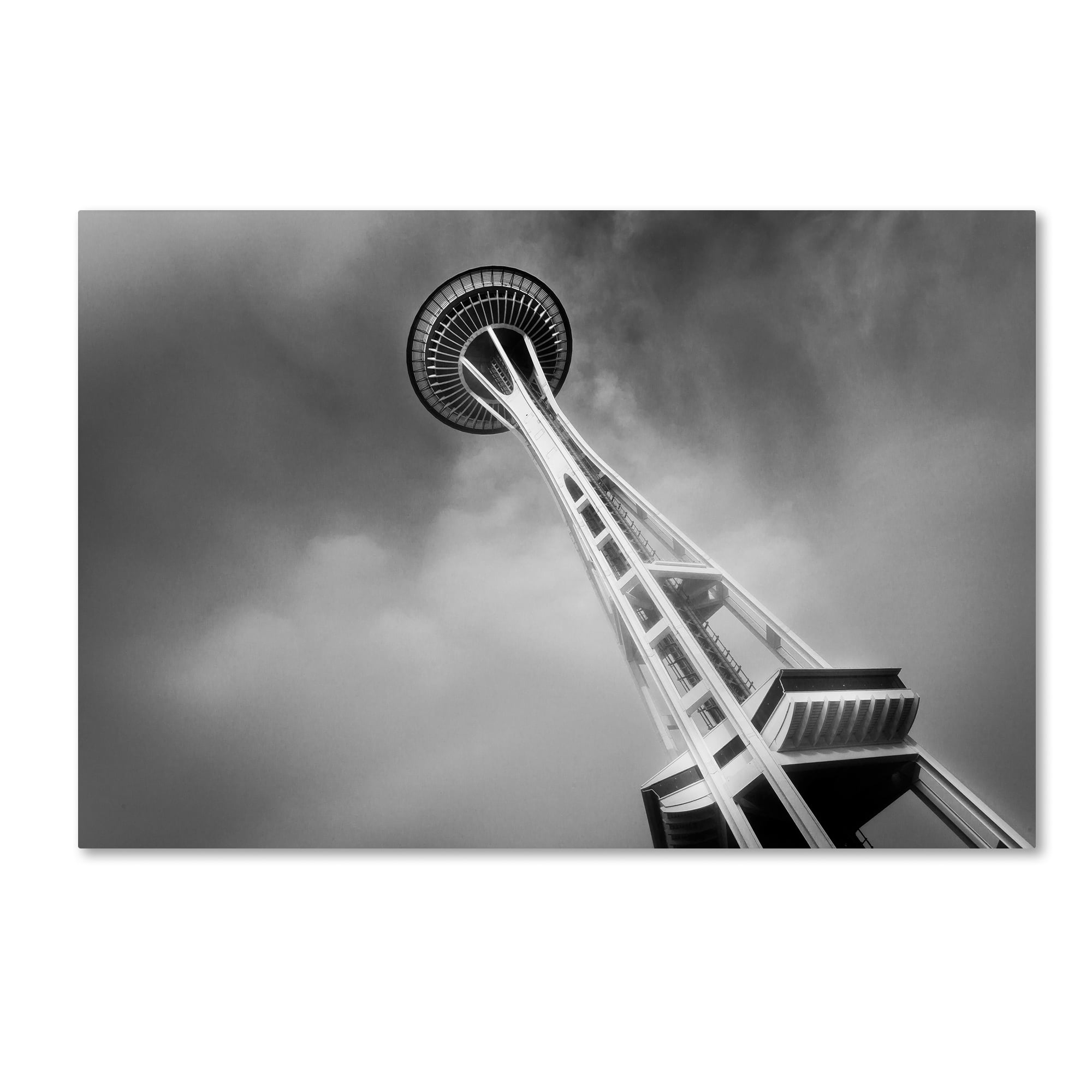Trademark Fine Art "Seattle's Space Needle" Canvas Art by Yale Gurney